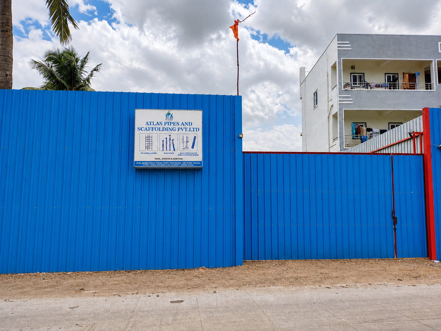 Atlas Pipes and Scaffolding facility entrance